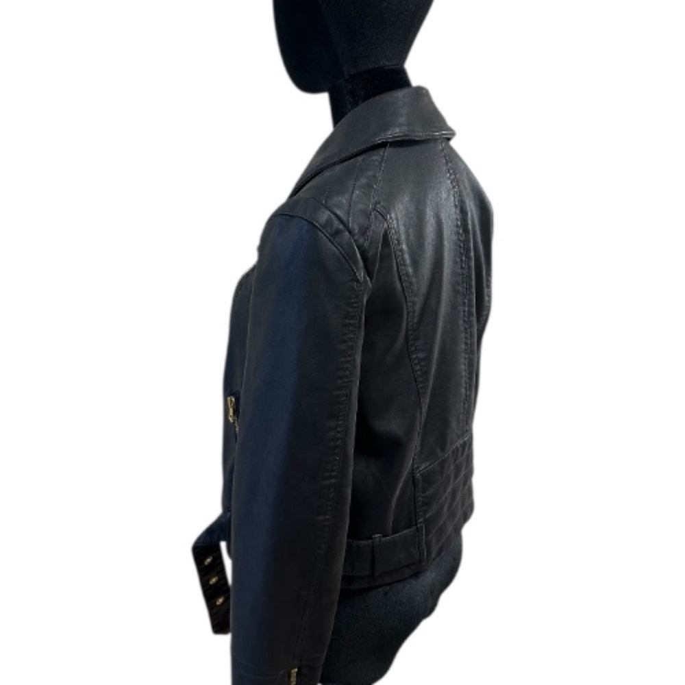 Free People We The Free Vegan Leather Moto Jacket | Size S - Picture 10 of 13